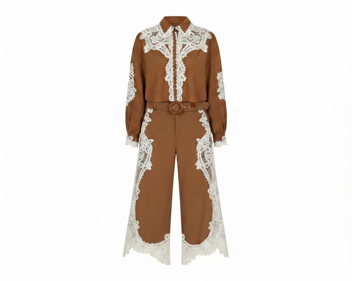 Top & Pants w/ Lace 2