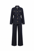 Denim Set – Gold Detail