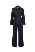 Denim Set – Gold Detail