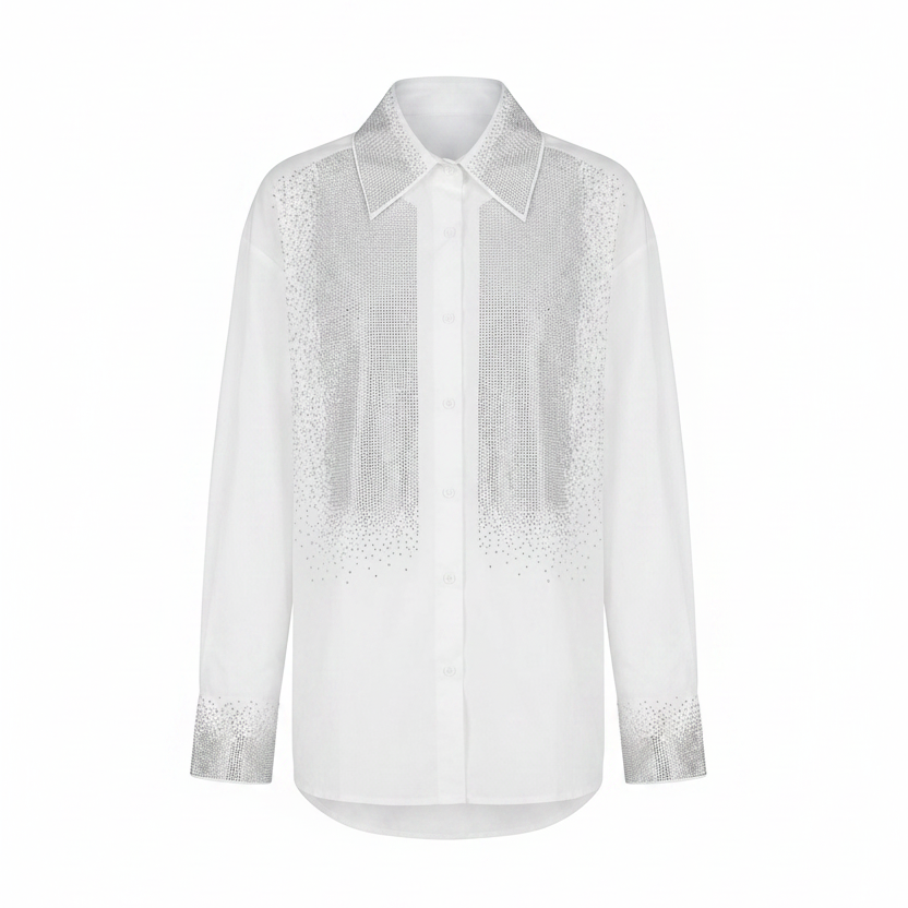 Basic Shirt with Strass 2530