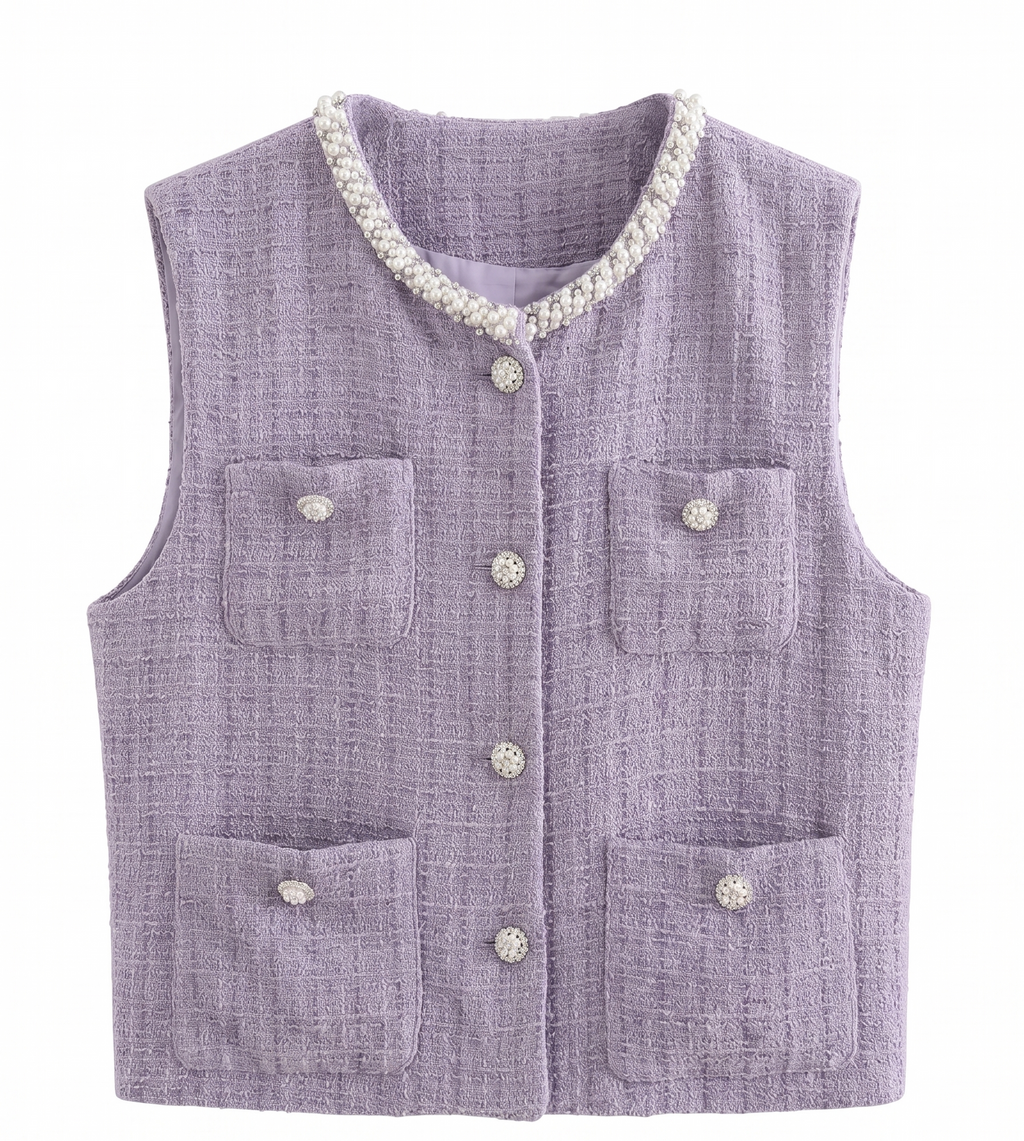 TWEED VEST 26055