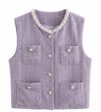TWEED VEST 26055