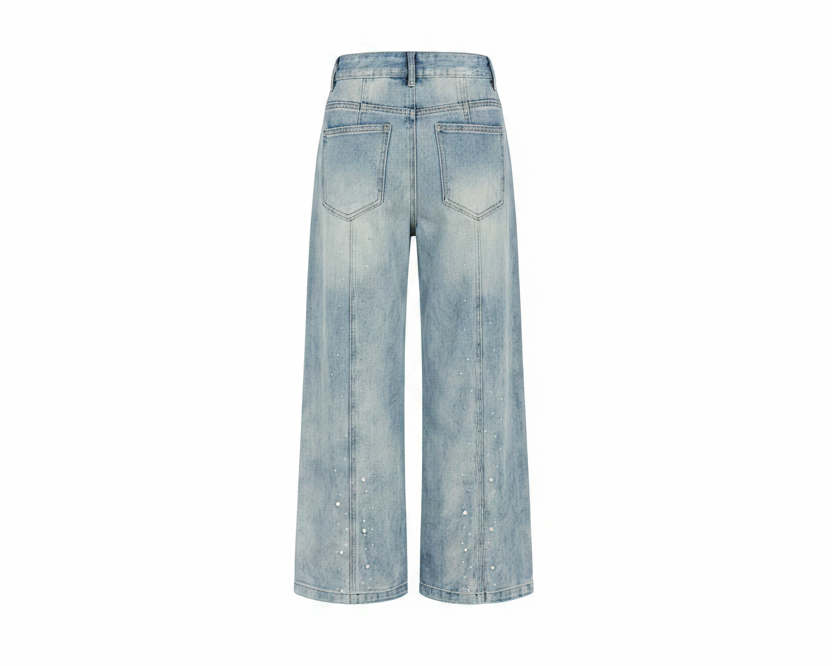 Jeans with Crystal & Pearl 1519