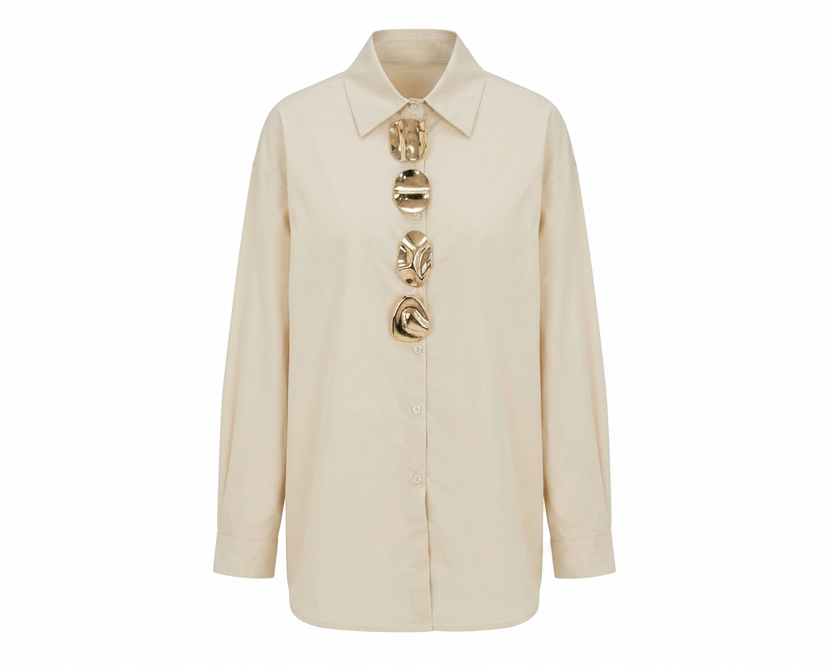 Basic Shirt with Gold 1079