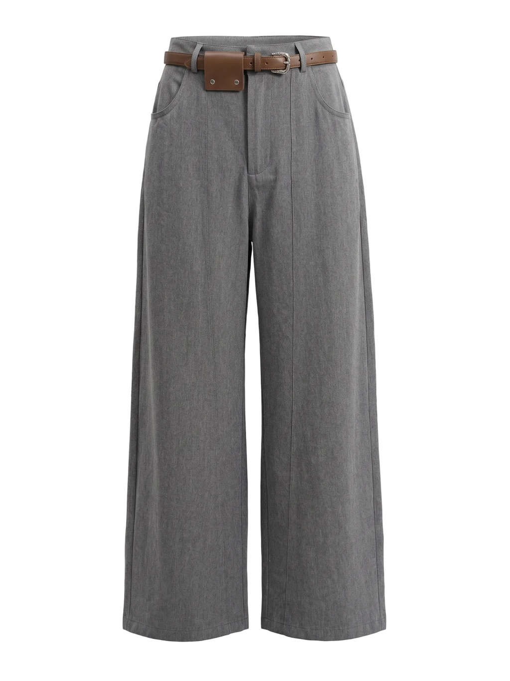 PANTS WITH BROWN BELT 2101