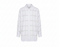 Basic Shirt with Plaids Line Strass 8801