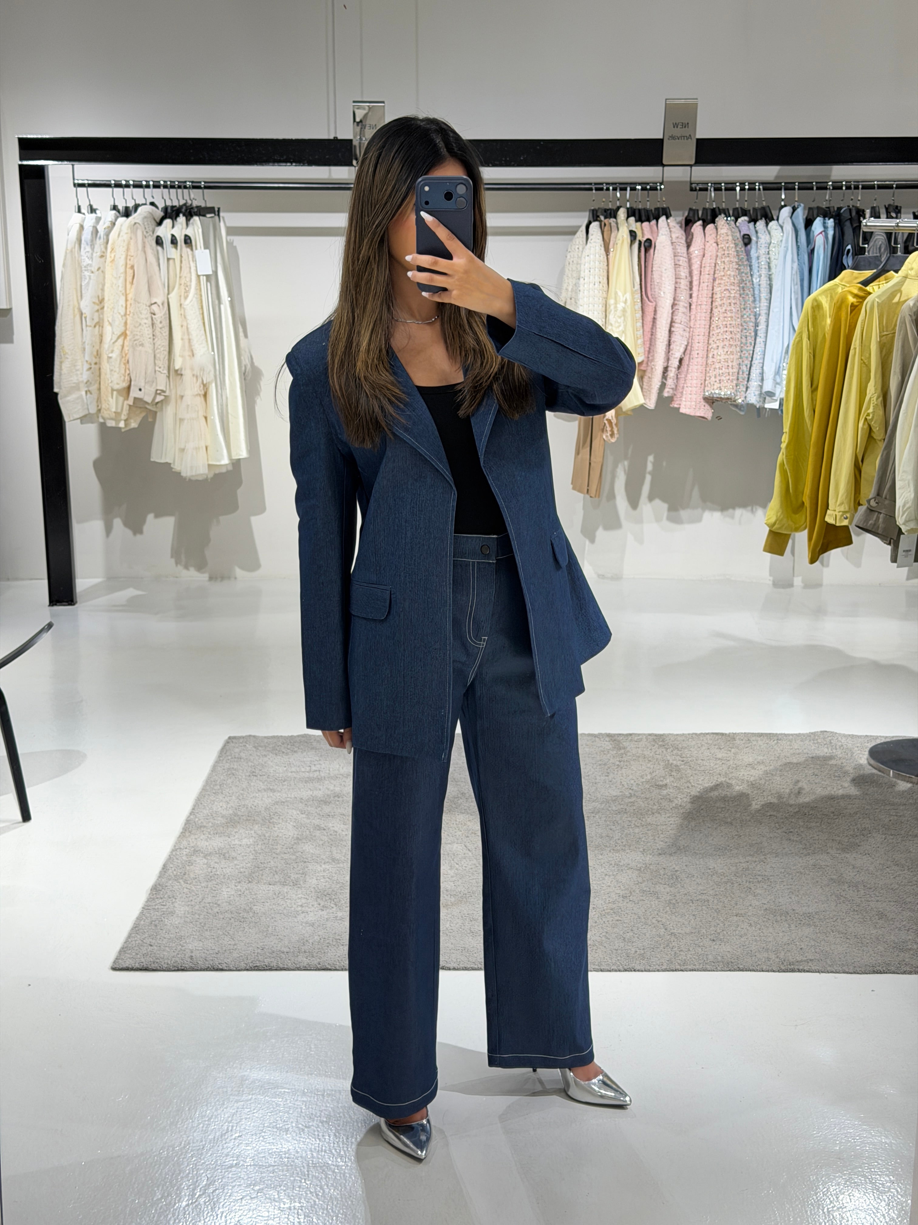 BLAZER AND PANTS/DENIM