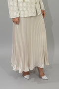 GLITTERY OFFWHITE SKIRT 6211