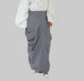 GRAY SKIRT-7878
