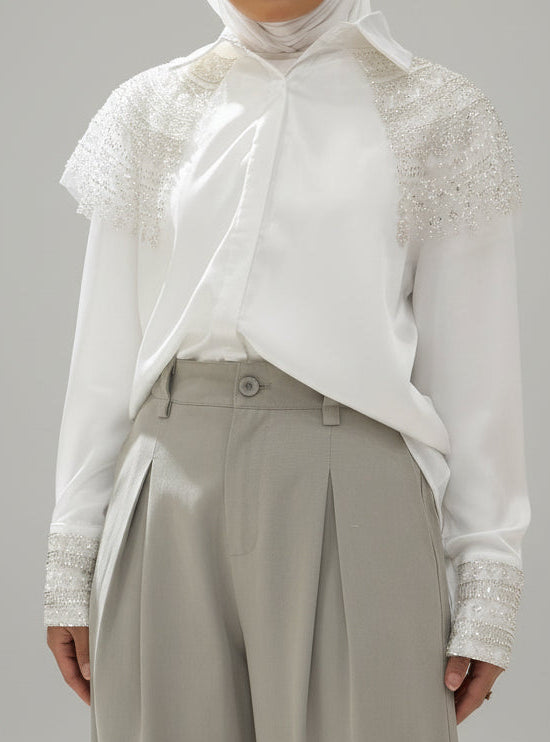 SHIRT TOP STRASS 8127