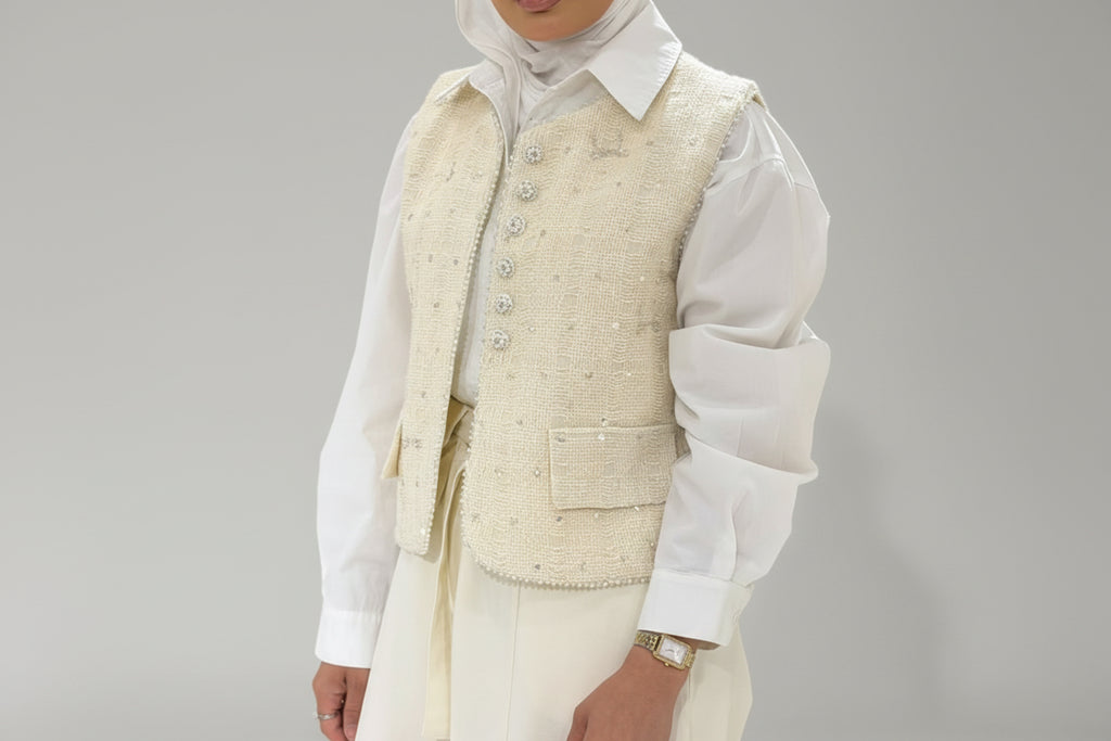TWEED VEST 26053