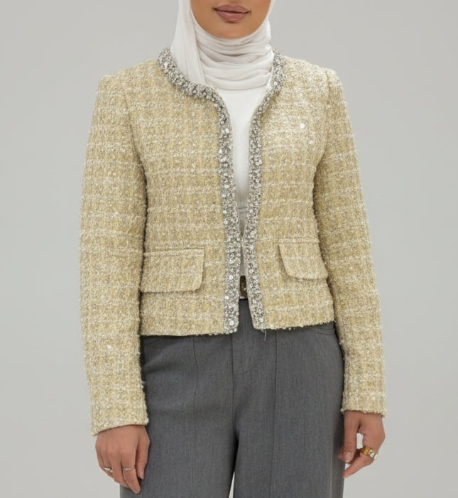TWEED GOLD JACKET 26005