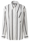 STRIPED SHIRT WITH STRASS