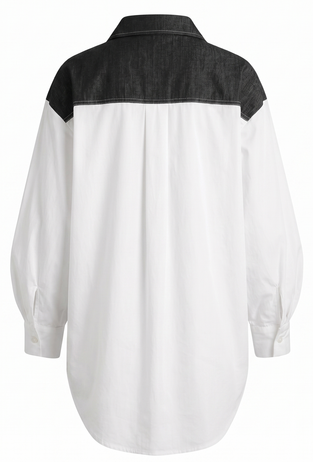 Top shirt demin with white