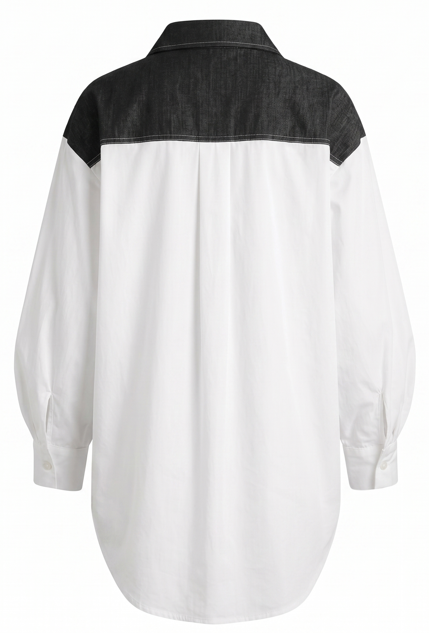 Top shirt demin with white