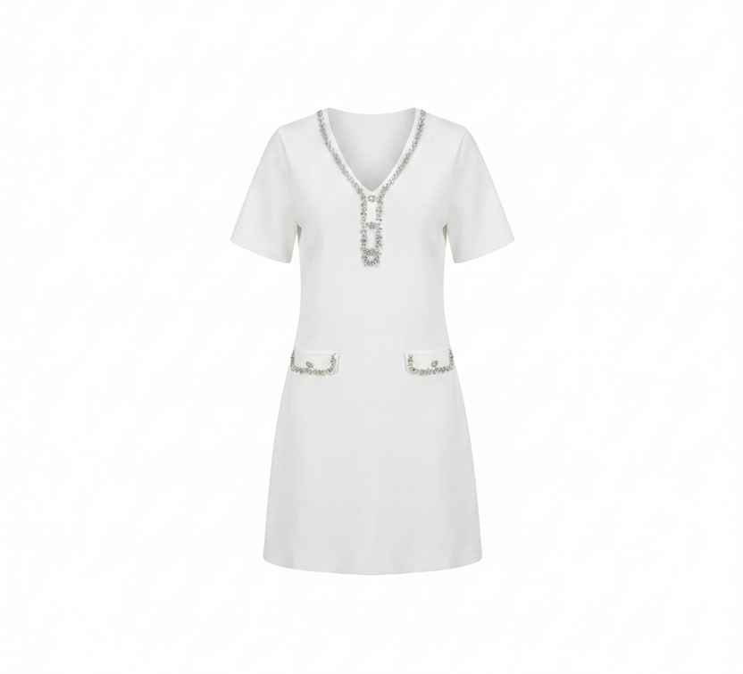 WHITE DRESS 1359