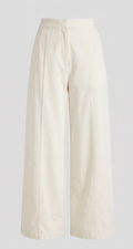 WHITE PANT WITH BELT