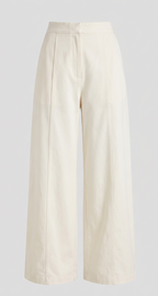 WHITE PANT WITH BELT