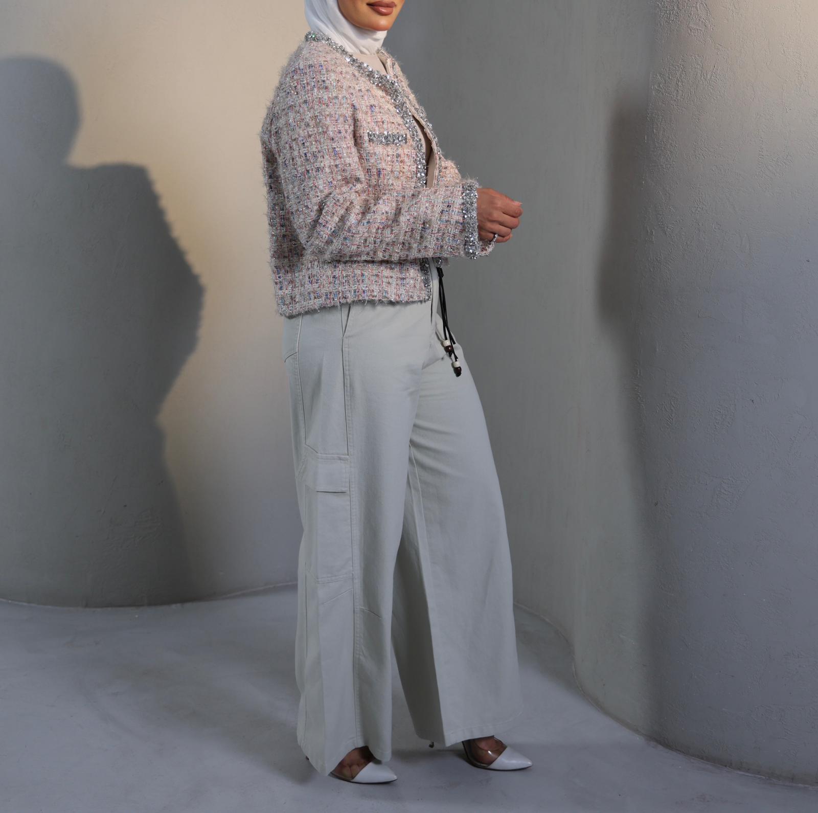 TWEED CYSTAL JACKET 26011