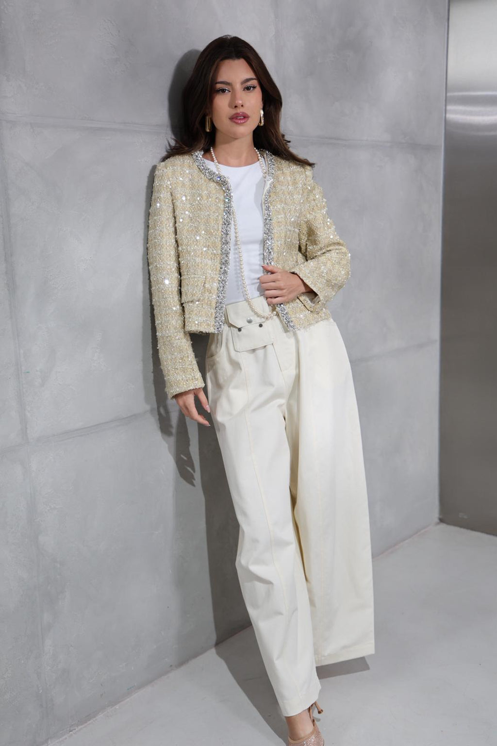 TWEED GOLD JACKET 26005