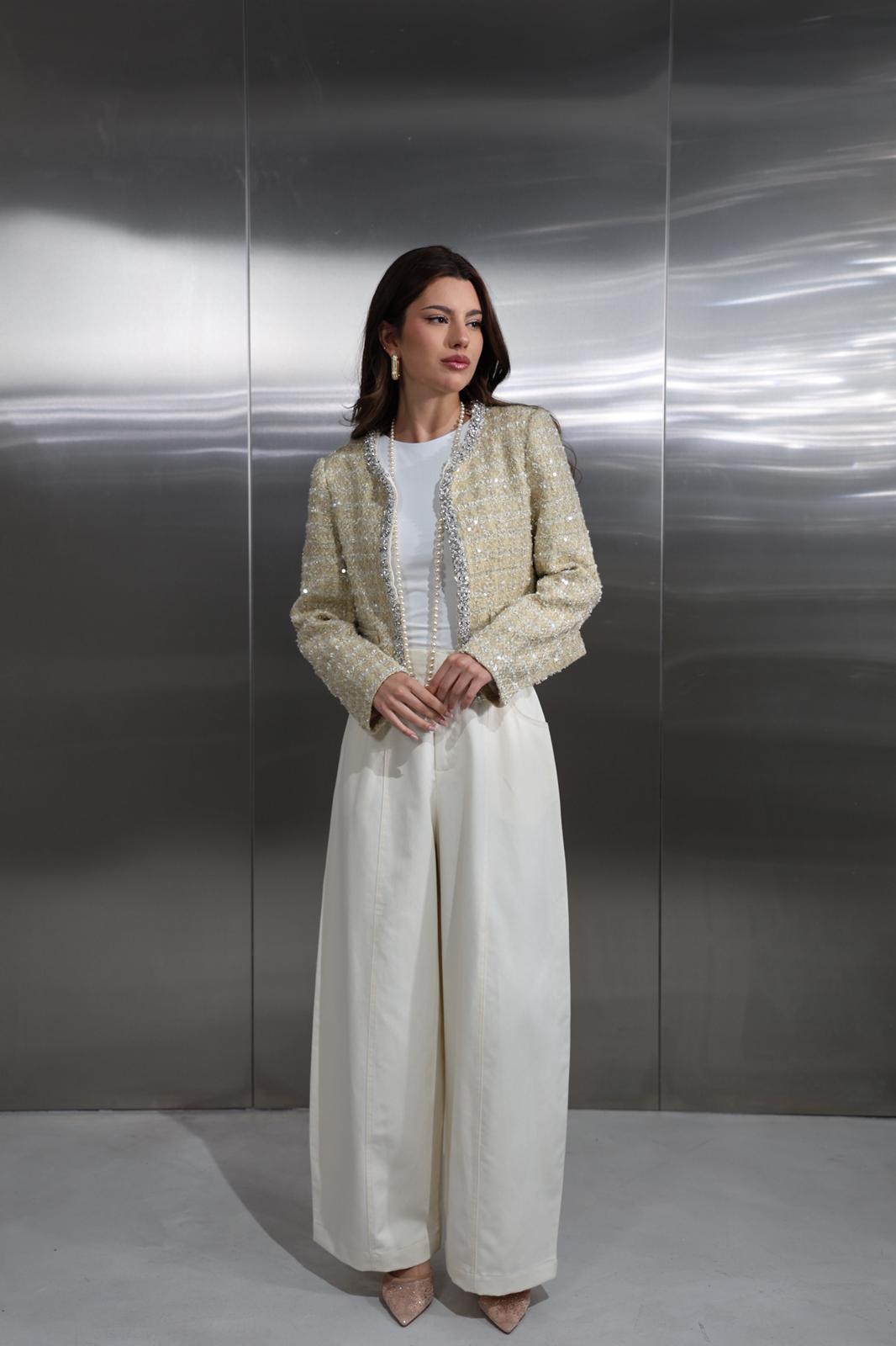 TWEED GOLD JACKET 26005