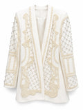 Embroidery Blazer 10003