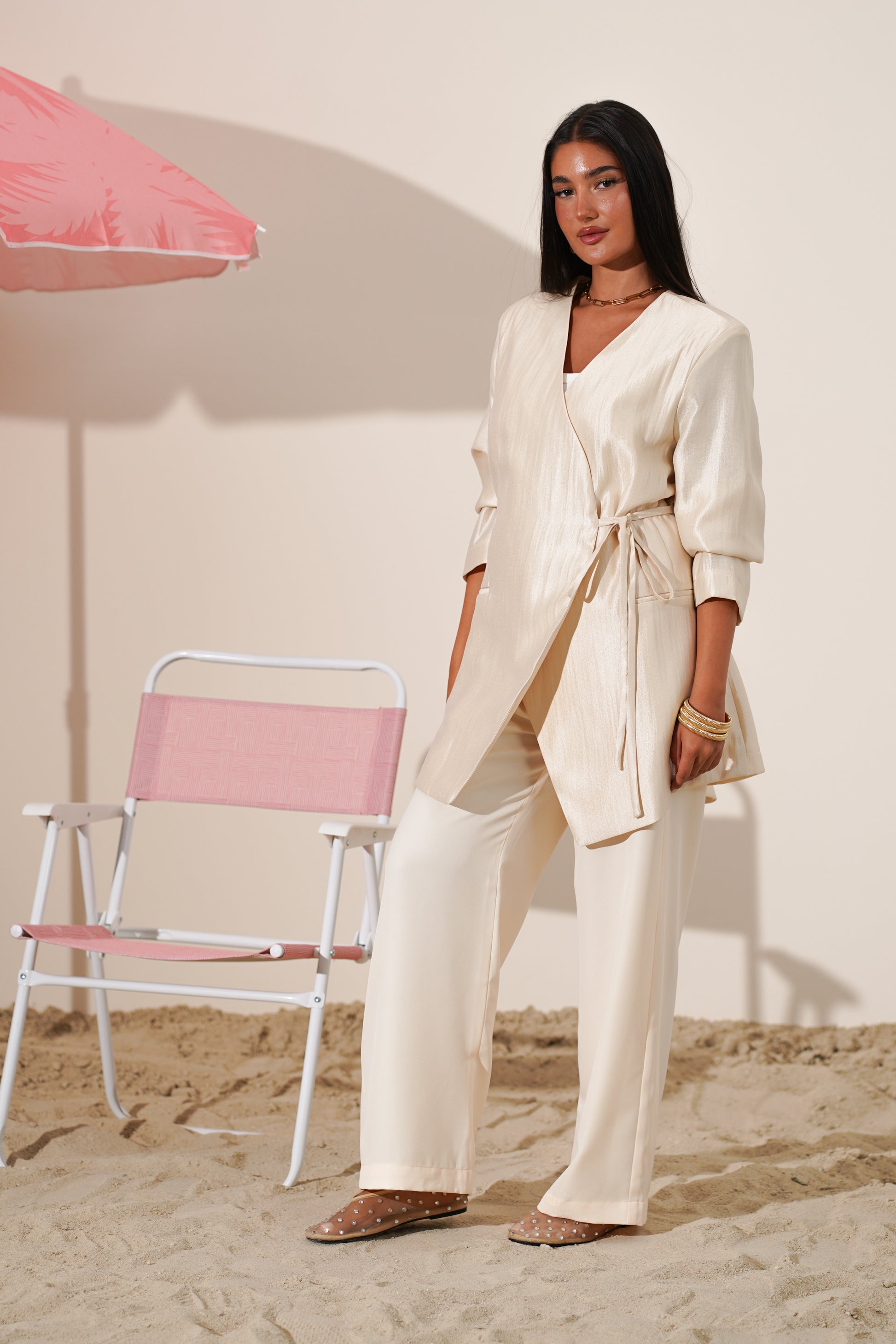 Champagne Two-Piece Set