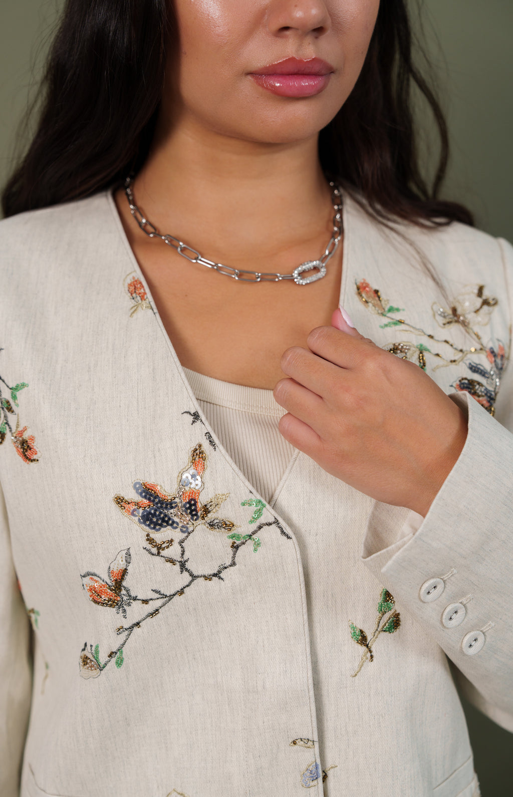 Floral Blazer
