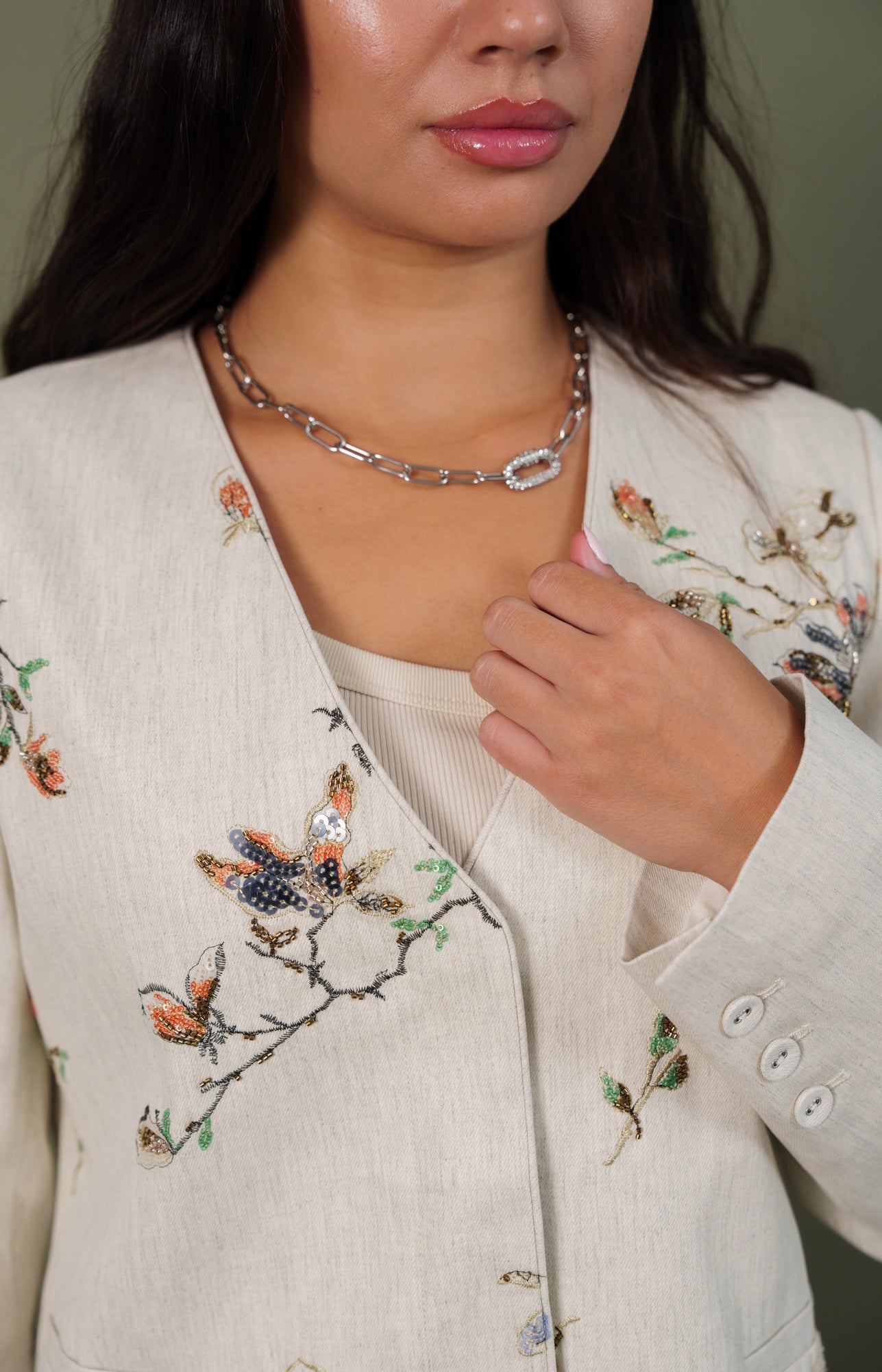 Floral Blazer