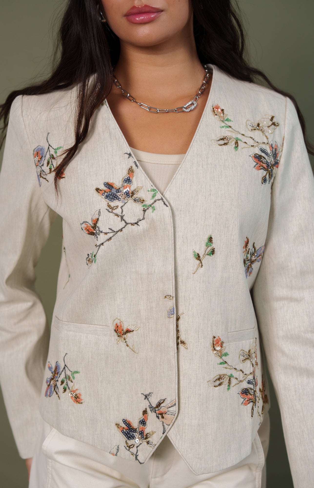 Floral Blazer
