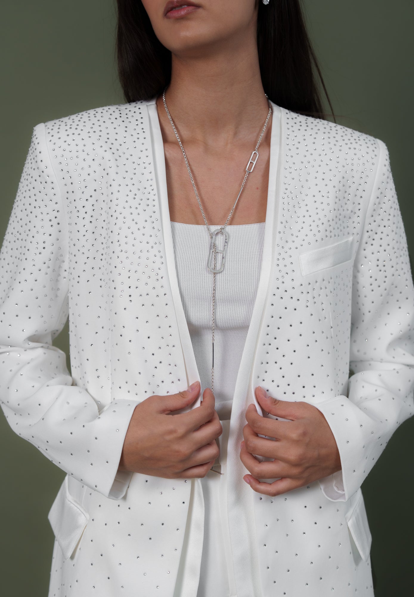 Strass Suit- white