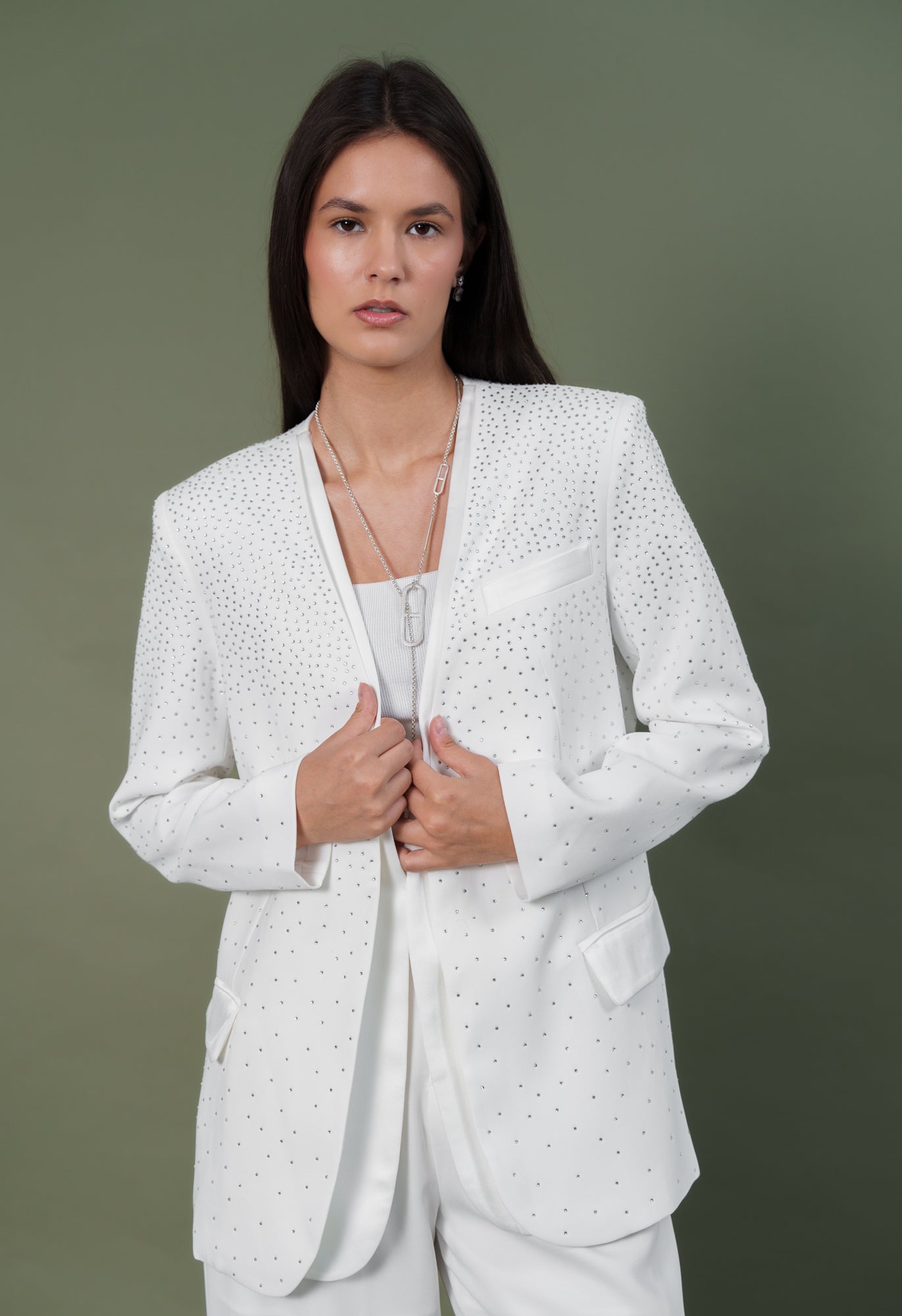 Strass Suit- white