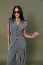 Gray Vest and pants set