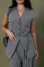 Gray Vest and pants set