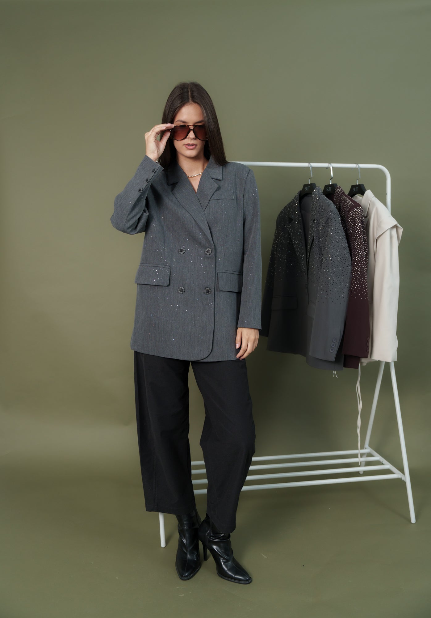 Luxury Blazer with glitters
