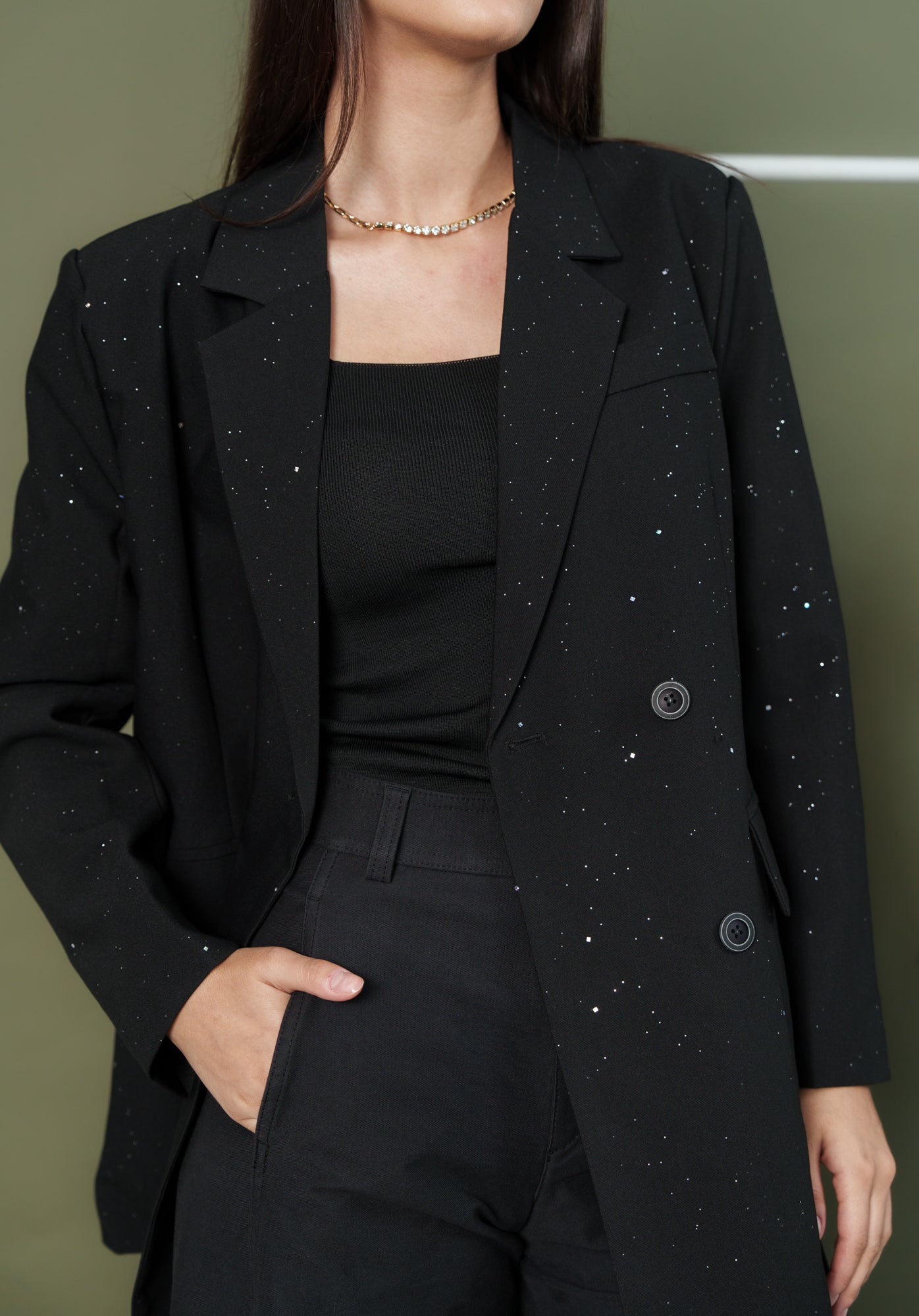 Luxury Blazer with glitters