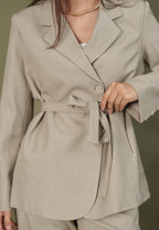 Biege suit Top and pant